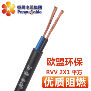RVV2*1平方 软护套电缆